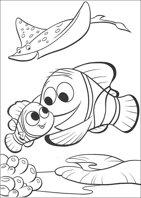 Gdzie jest Nemo kolorowanki